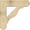 Ekena Millwork Funston Craftsman Rough Sawn Bracket, Douglas Fir, 6"W x 28"D x 28"H BKT06X28X28FST04RDF - alternate 3